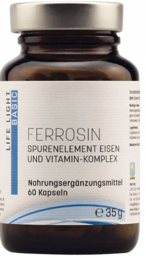 Żelazo Organiczne Wit C,e B6 B12 Szerokie Spectrum