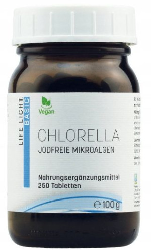 Chlorella 250 Tabs Wolne Od Jodu Mikroalgi