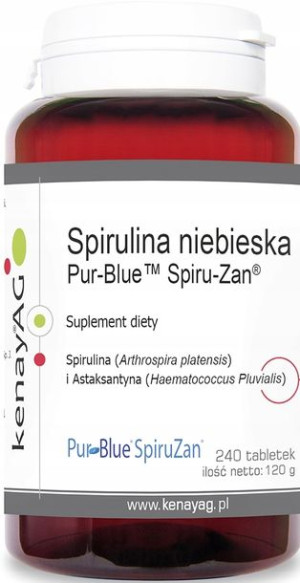 Spirulina Niebieska Pur-blue Spiru-zan Kenay 240