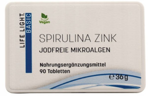 Cynk Tabletki Naturalny Organiczny Spirulina
