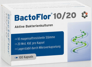 Bactoflor 10/20 Probiotyk Prebiotyk 100 Kapsułek