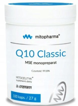 Enzmann Koenzym Q10 Classic Mse 100 Kapsułek
