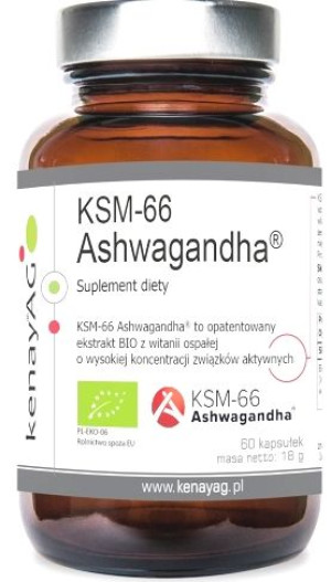 Ashwagandha Bio Eco Ksm-66 Organic Witanolidów 5%