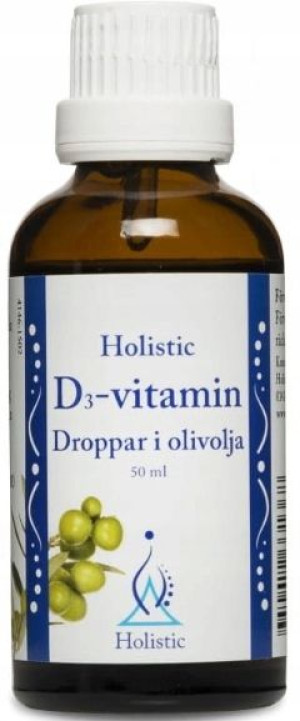 Holistic D3-vitamin Droppar I Olivolja Wit.d3 50ml