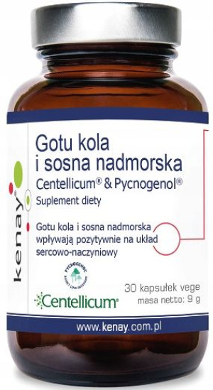 Gotu Kola I Sosna Nadmorska Centellicum Pycnogenol