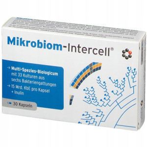 Mikrobiom-intercell Probiotyki 15mld 33szczepy 30k