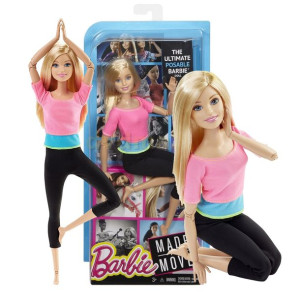 Lalka Mattel DHL82 Barbie Made to Move Blond