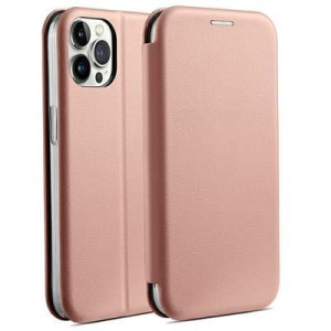 Beline Etui Book Magnetic Do Iphone 14 Pro Max 6,7" Różowo Złoty/rose Gold