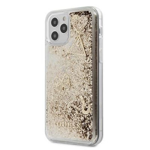 Guess Guhcp12lglhflgo Do Iphone 12 Pro Max 6,7" Gold/złoty Glitter Charms