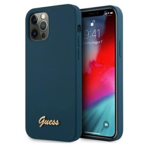 Guess Guhcp12llslmgbl Do Iphone 12 Pro Max 6,7" Metal Logo Script