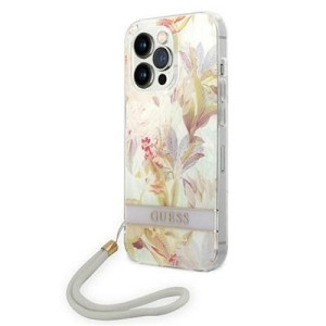Guess Guohcp14lhflsu Do Iphone 14 Pro 6,1" Fioletowy/purple Flower Strap