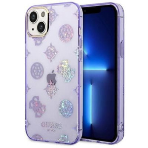 Guess Guhcp14shtpptl Do Iphone 14 6,1" Hard Case Peony Glitter