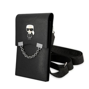 Karl Lagerfeld Torebka Klwbsaipck Czarny/ikonik Karl Chain