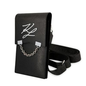 Karl Lagerfeld Torebka Klwbsaklck Czarny/autograph Chain