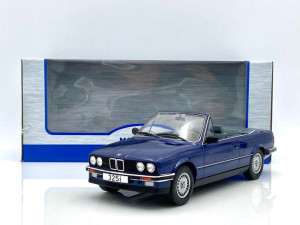 BMW 325i (E30) Convertible, metallic-blue MCG 1:18