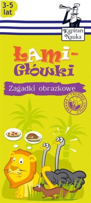 Kapitan Nauka. Zagadki obrazkowe Łamigłówki Natalia Minge, Krzysztof Minge