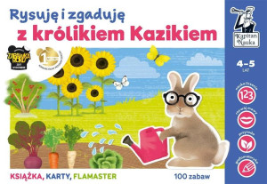 Kapitan Nauka. Rysuję i zgaduję z królikiem Bożena Dybowska, Anna Grabek