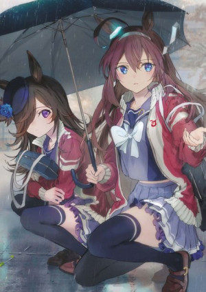 Plakat A3 anime gra Uma Musume Pretty Derby