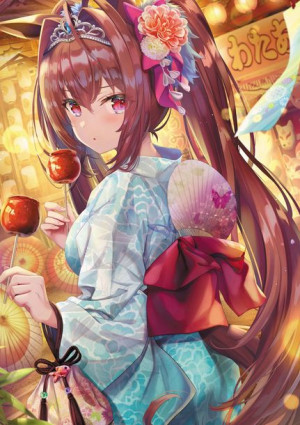 Plakat A3 anime gra Uma Musume Pretty Derby