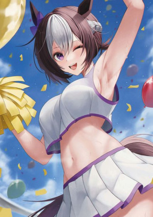 Plakat A3 anime gra Uma Musume Pretty Derby