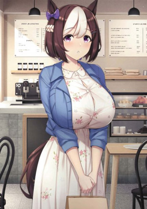 Plakat A3 anime gra Uma Musume Pretty Derby