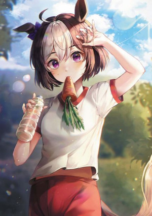 Plakat A3 anime gra Uma Musume Pretty Derby