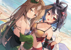 Plakat A3 anime gra Uma Musume Pretty Derby
