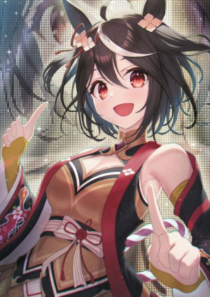 Plakat A3 anime gra Uma Musume Pretty Derby