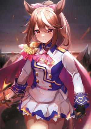 Plakat A3 anime gra Uma Musume Pretty Derby