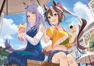 Plakat A3 anime gra Uma Musume Pretty Derby
