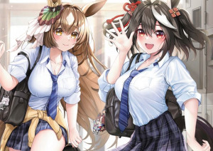 Plakat A3 anime gra Uma Musume Pretty Derby