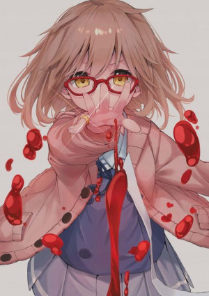 Plakat A3 anime Kyoukai no Kanata