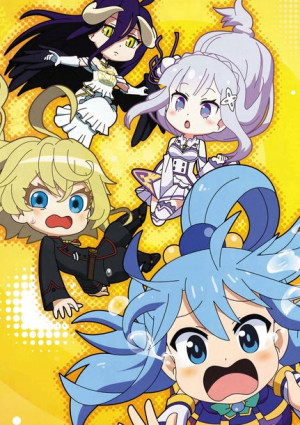 Plakat A3 anime Isekai Quartet