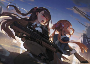 Plakat A3 gra Girl's Frontline Doll's frontline