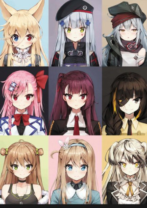 Plakat A3 gra Girl's Frontline Doll's frontline