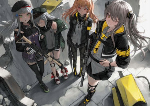 Plakat A3 gra Girl's Frontline Doll's frontline
