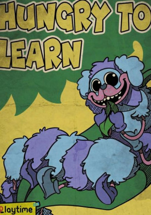 Plakat A3 gra Poppy Playtime Huggy Wuggy