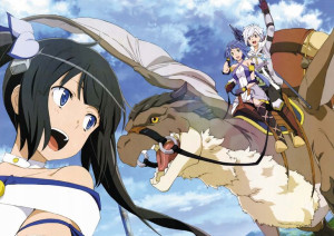 Plakat A3 anime Dungeon ni Deai Danmachi