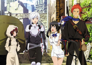Plakat A3 anime Dungeon ni Deai Danmachi