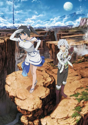 Plakat A3 anime Dungeon ni Deai Danmachi