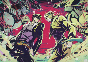 Plakat A3 anime JoJo's Bizarre Adventure