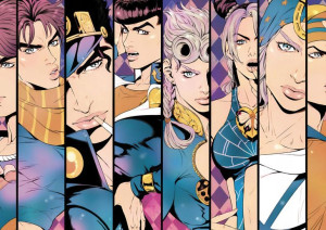Plakat A3 anime JoJo's Bizarre Adventure