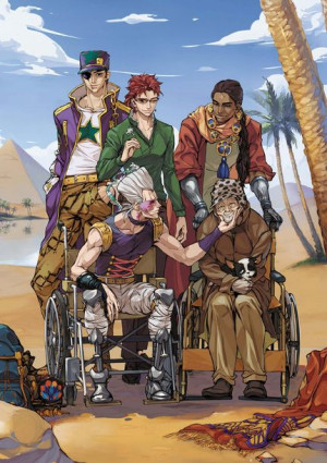 Plakat A3 anime JoJo's Bizarre Adventure
