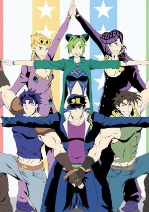 Plakat A3 anime JoJo's Bizarre Adventure