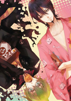 Plakat A3 anime Ao no Exorcist Blue Exorcist