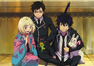 Plakat A3 anime Ao no Exorcist Blue Exorcist