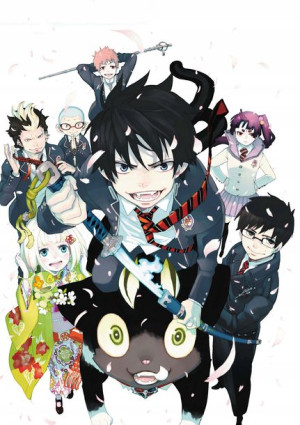 Plakat A3 anime Ao no Exorcist Blue Exorcist