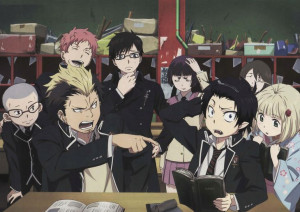 Plakat A3 anime Ao no Exorcist Blue Exorcist