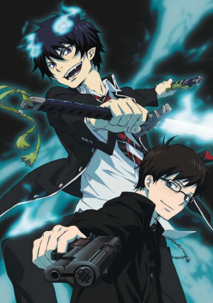 Plakat A3 anime Ao no Exorcist Blue Exorcist
