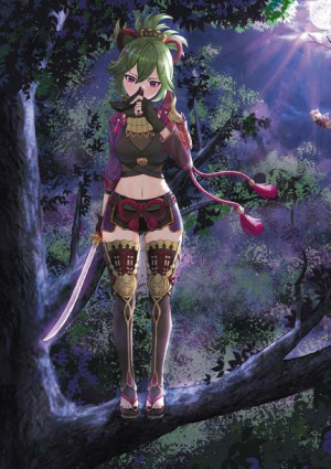 Plakat A3 Genshin Impact Kuki Shinobu